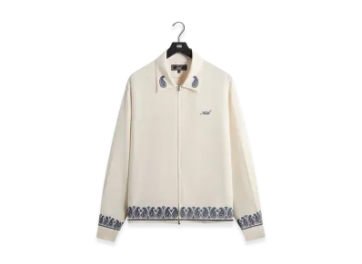 Kith Cupro Linen Zip Front Sanford Shirt "Silk"