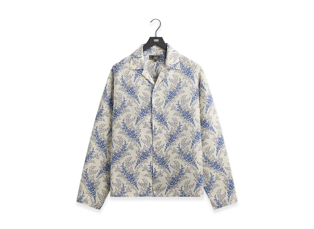 Kith Cupro Linen Long Sleeve Adonis Shirt "Cyclone"
