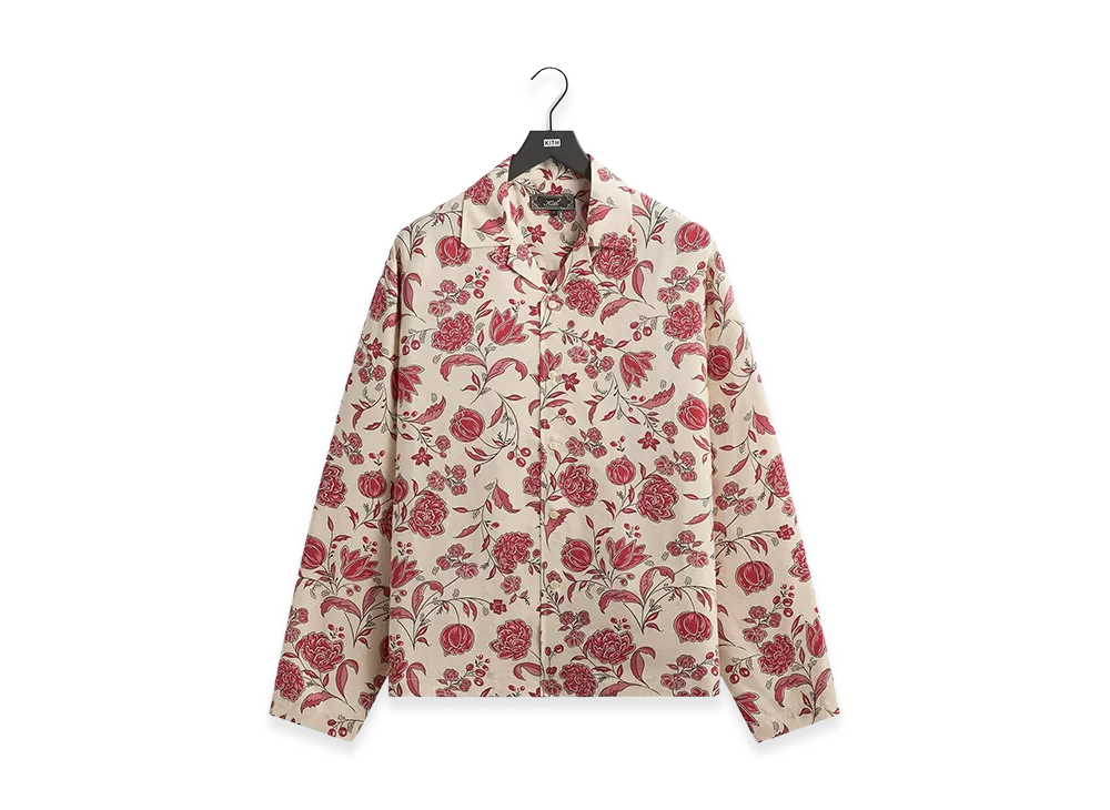 Kith Cupro Linen Long Sleeve Adonis Shirt "Fury"