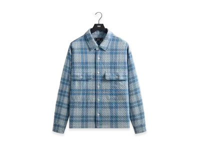 Kith Washed Indigo Plaid Henson Shirt "Light Indigo"