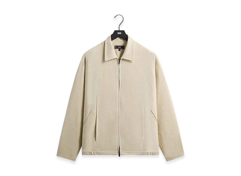 Kith Soft Woven Connor Blouson Jacket 2.0 "Waffle"
