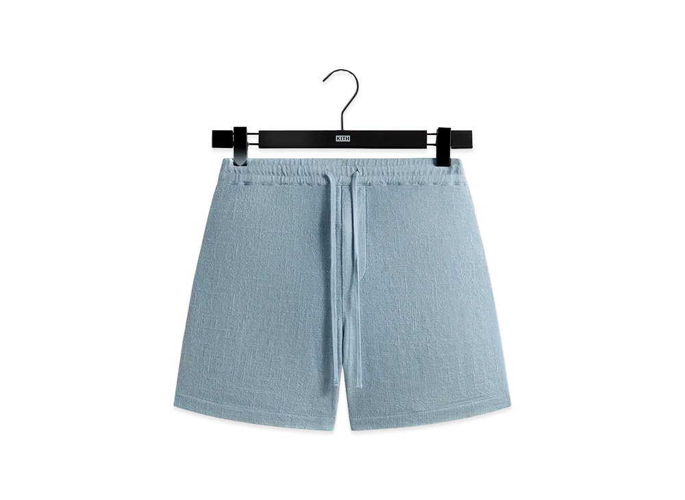 Kith Soft Woven Curtis Short "Light Indigo"
