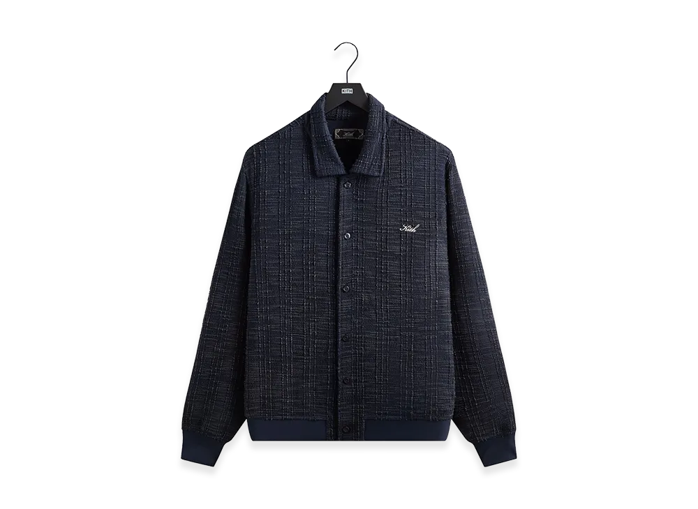 Kith High Twist Tweed Rhys Cardigan "Nocturnal"