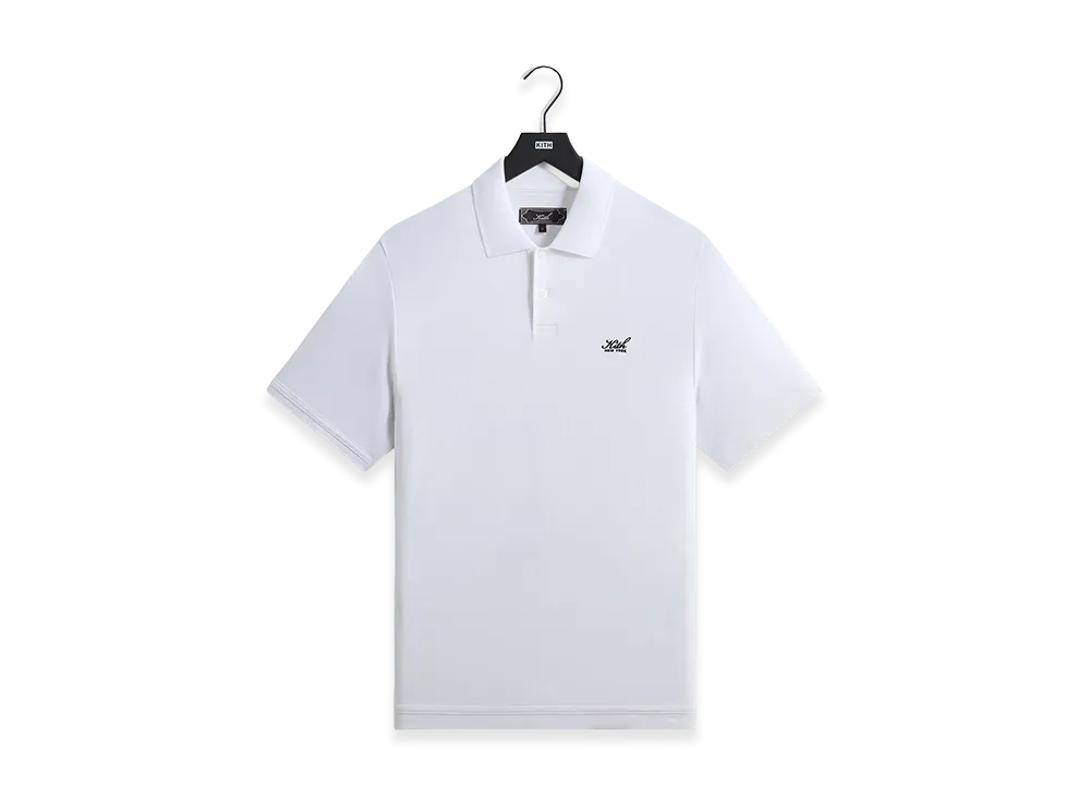Kith Pique Ainslie Polo "White"