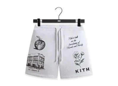 Kith New York To The World Curtis Short "Light Heather Grey"