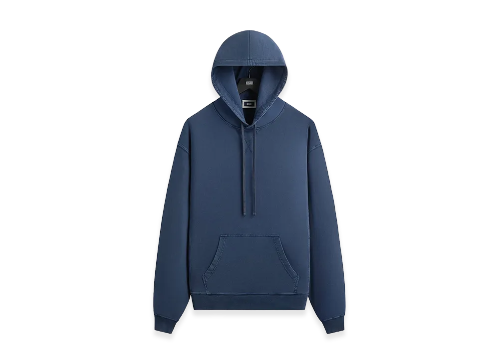 Kith Indigo Micro Fleece Williams III Hoodie "Dark Indigo"