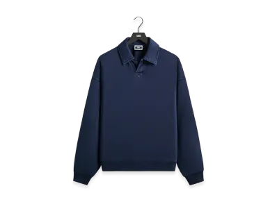 Kith Indigo Micro Fleece Nelson Pullover "Dark Indigo"