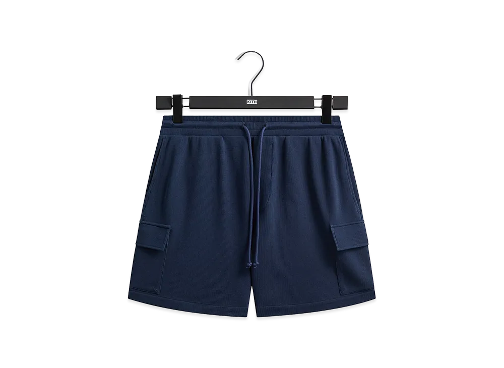 Kith Micro Waffle Fairfax Cargo Short "Nocturnal"