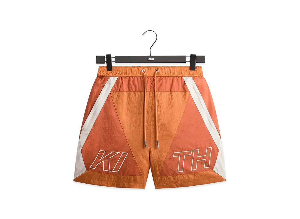 Kith Washed Nylon Turbo Short "Clementine"