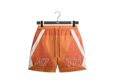 Kith Washed Nylon Turbo Short "Clementine"