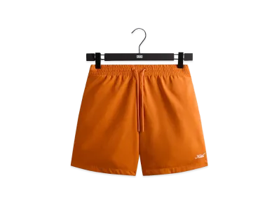 Kith Garment Washed Nylon Active Swim Short "Clementine"