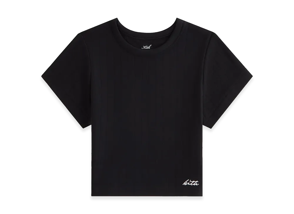 Kith Women's Corvin Cap Sleeve Tee "Black"