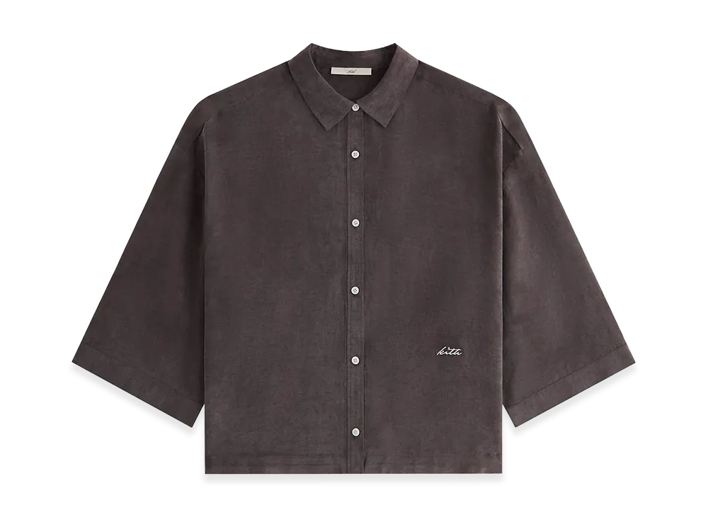Kith Women's Nafissa Oversized Button Up Shirt "Kindling"