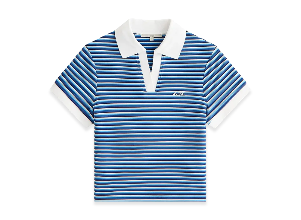 Kith Women's Hedi Striped Polo "Nocturnal"