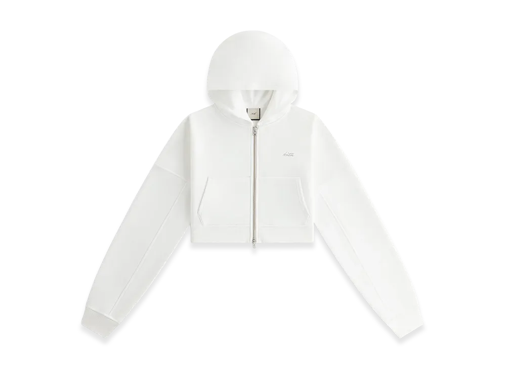 Kith Women's Hendler Cropped Hoodie "White"