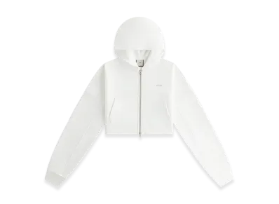 Kith Women's Hendler Cropped Hoodie "White"