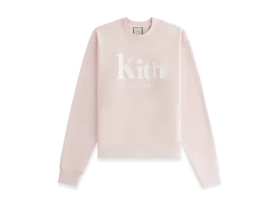 Kith Women's Asher New York Crewneck "Pink Heather"