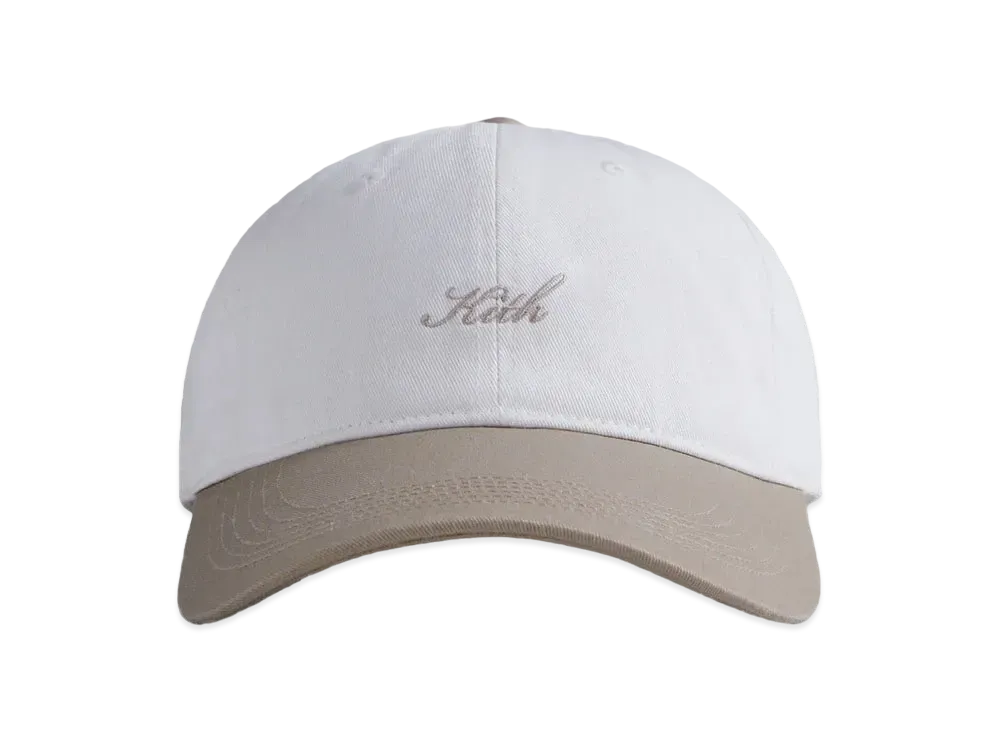 Kith Script Long Bill Cap "Canvas"
