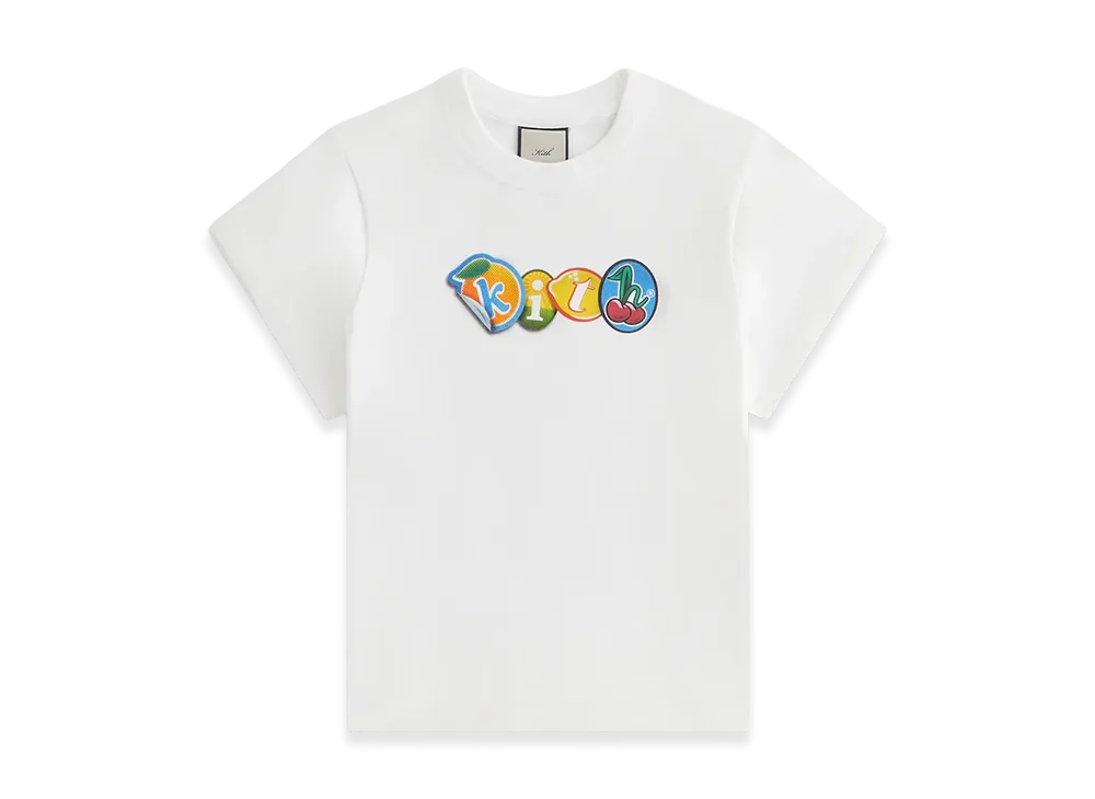 Kith Women's Mulberry Vintage Sticker Tee "White"
