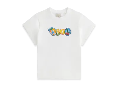Kith Women's Mulberry Vintage Sticker Tee "White"