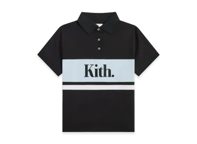 Kith Women's Breda Paneled Polo "Black"