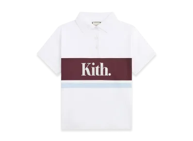 Kith Women's Breda Paneled Polo "White"