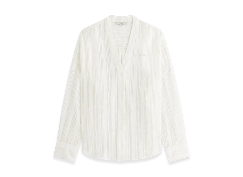 Kith Women's Carmyn Sheer Cardigan Shirt "White"