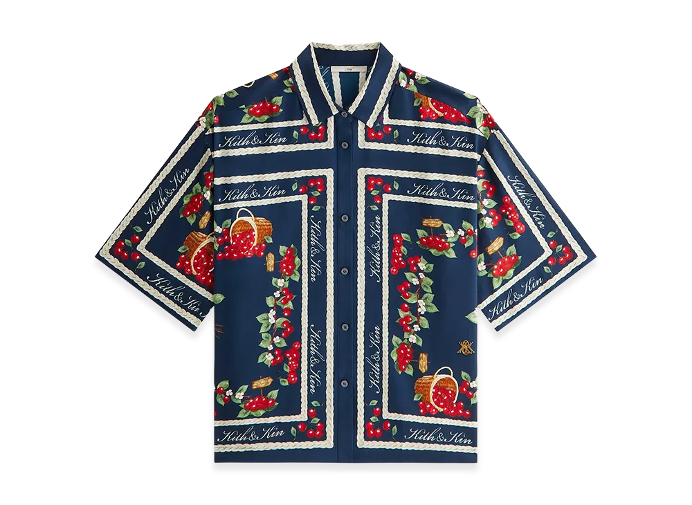 Kith Women's Mari Cherry Shirt "Nocturnal"
