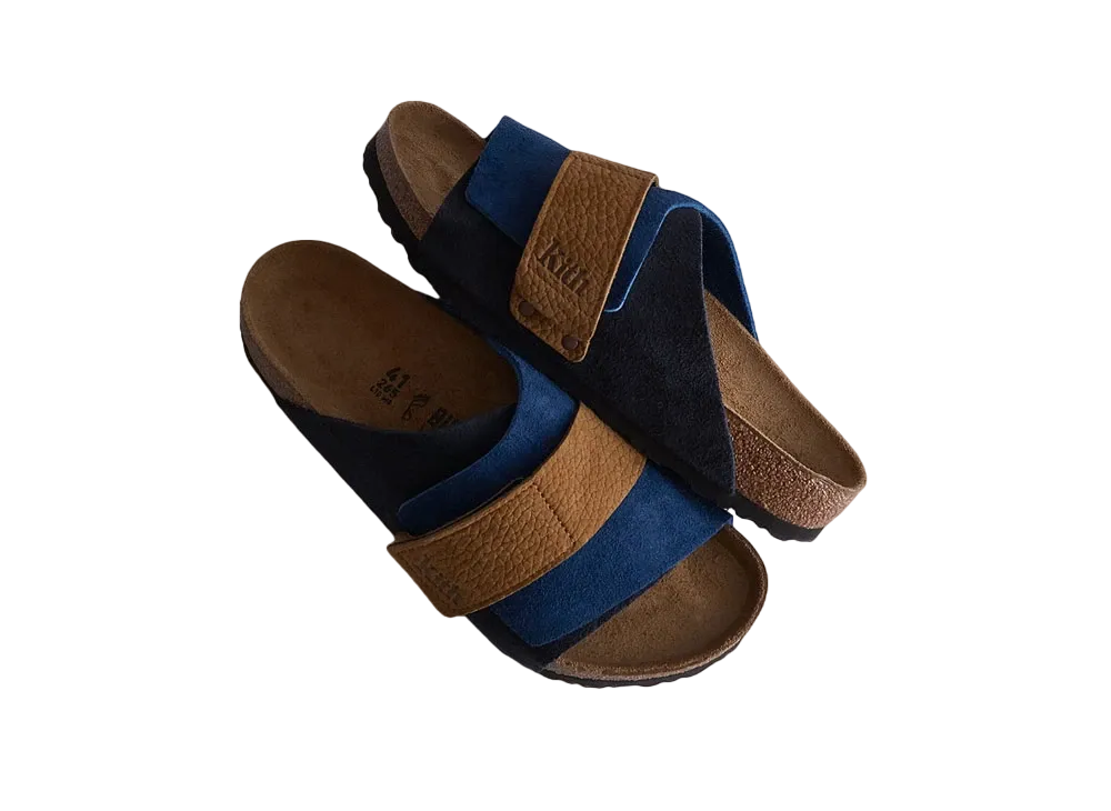 Kith x Birkenstock Kyoto Suede "Midnight"