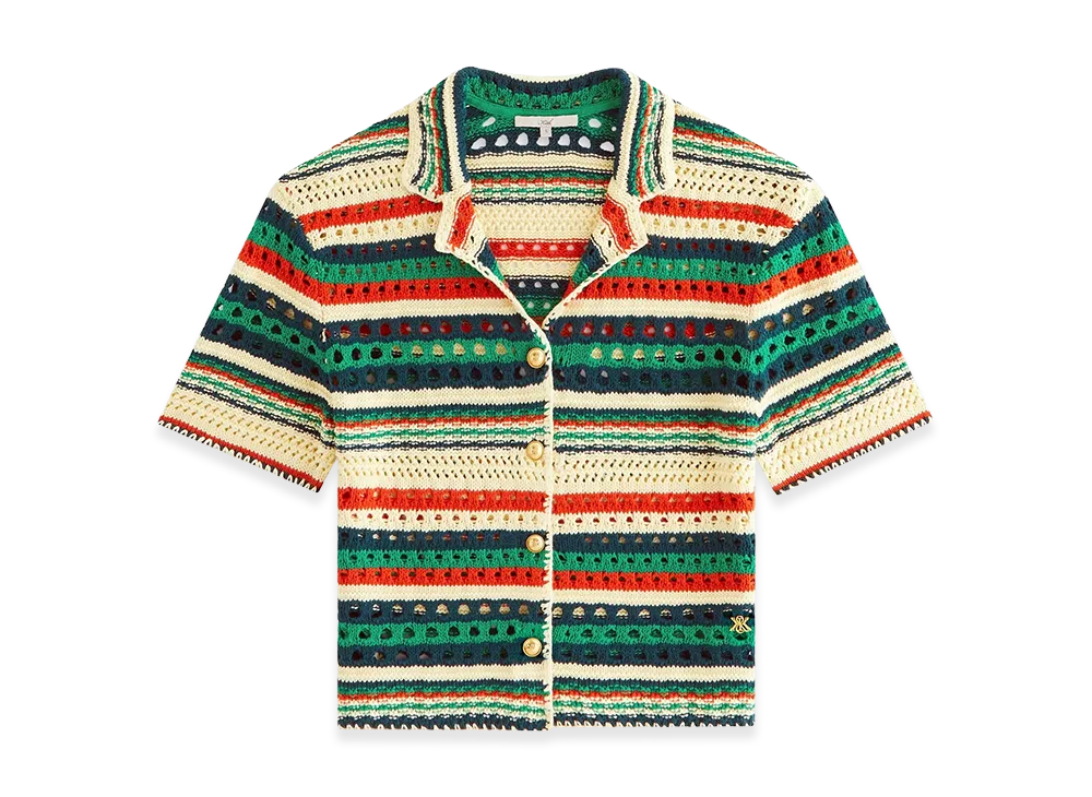 Kith Women's Elena II Eyelet Crochet Shirt "Spirited"