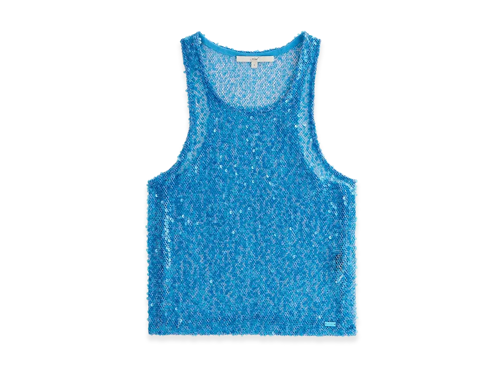 Kith Women's Peyton Paillette Mesh Tank "Azula"