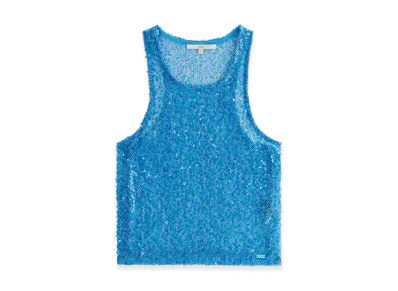 Kith Women's Peyton Paillette Mesh Tank "Azula"