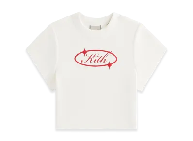 Kith Women's Corvin Kith Gleam Cap Sleeve Tee "White"