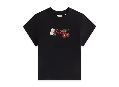 Kith Women's Mulberry Vintage Cherry Tee "Black"