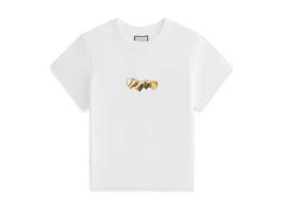 Kith Women's Mulberry Vintage Heart Charm Tee "White"