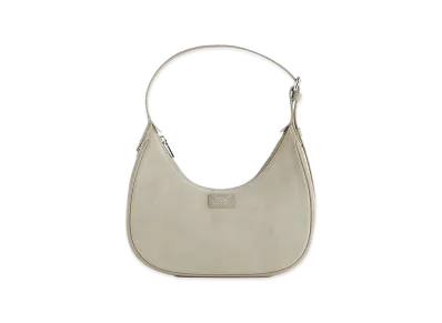 Kith Women's Imana Suede Mix Crescent Shoulder Bag "Sandy Taupe"