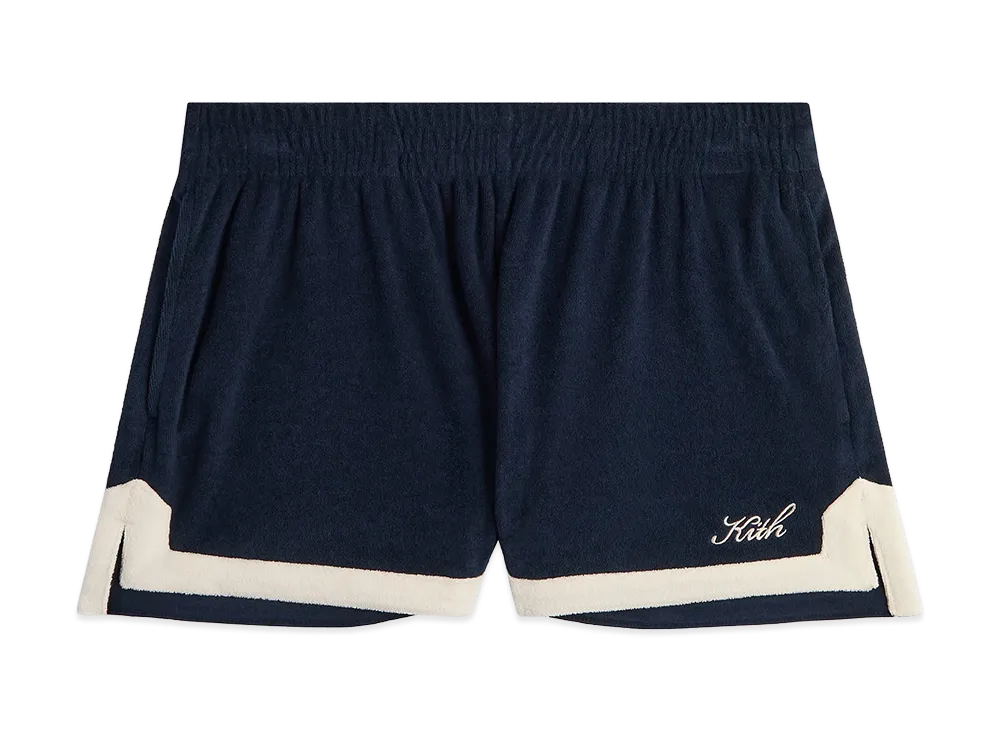 Kith Women's Nilah III Towel Terry Shorty "Nocturnal"