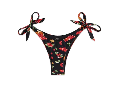 Kith Women's Iris Cherry Tie Bottom "Black"