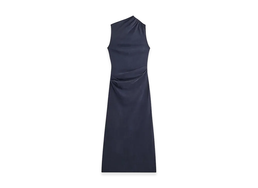 Kith Women's Delphi Draped Sueded Gown "Black"