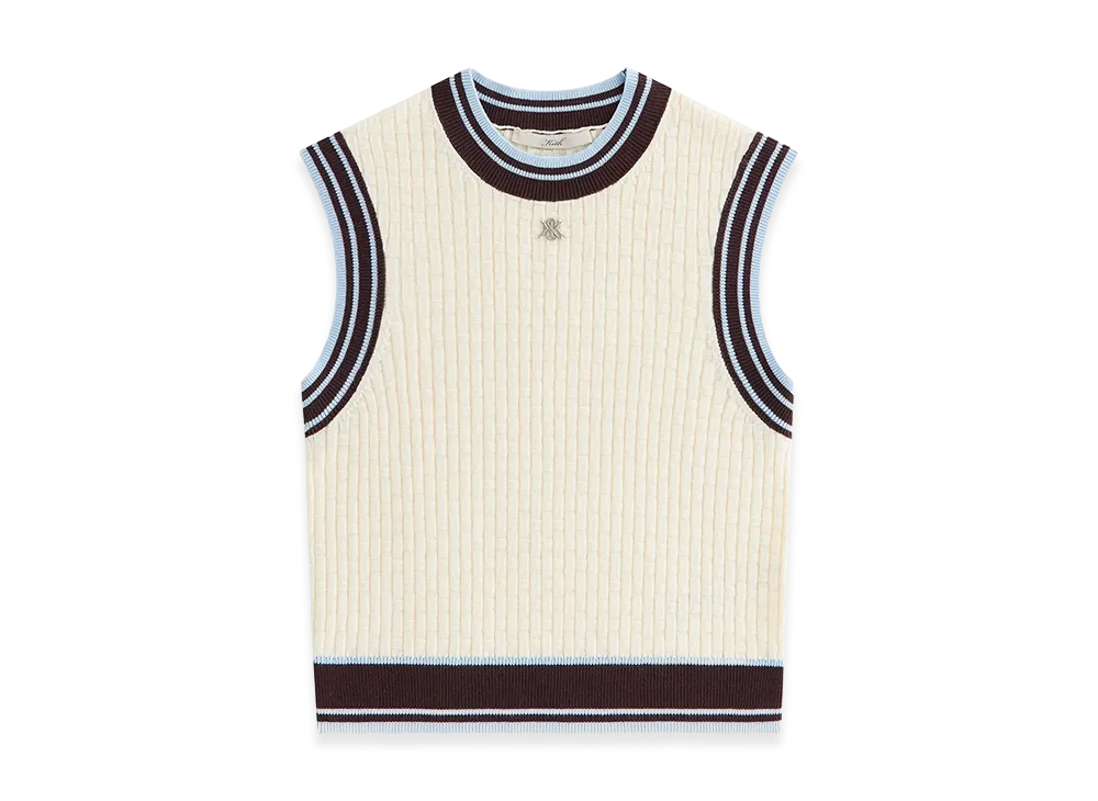 Kith Women's Harter Basketweave Sweater Vest "Nano"