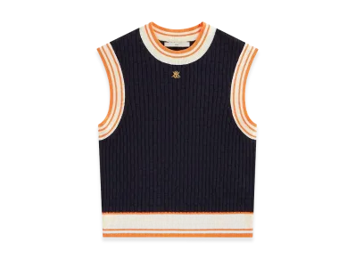 Kith Women's Harter Basketweave Sweater Vest "Ink"