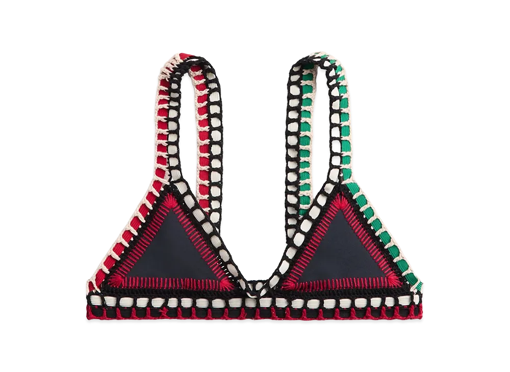 Kith x KIINI Women's Triangle Bikini Top "Black"