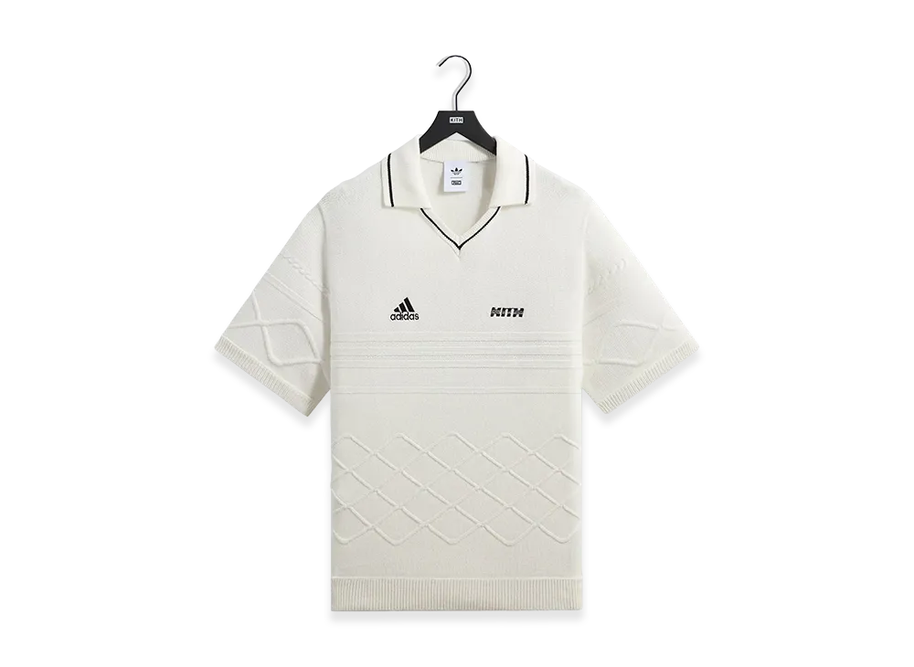 Kith x Lionel Messi x adidas Football Knit Polo "White"