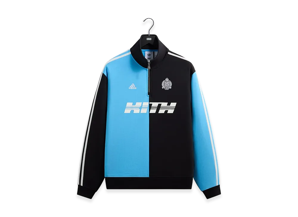 Kith x Lionel Messi x adidas Football Fleece Quarter Zip "Night Navy"