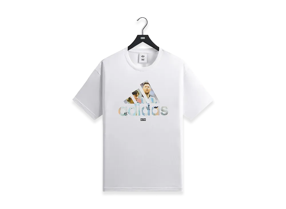 Kith x Lionel Messi x adidas Football Graphic Tee "White"