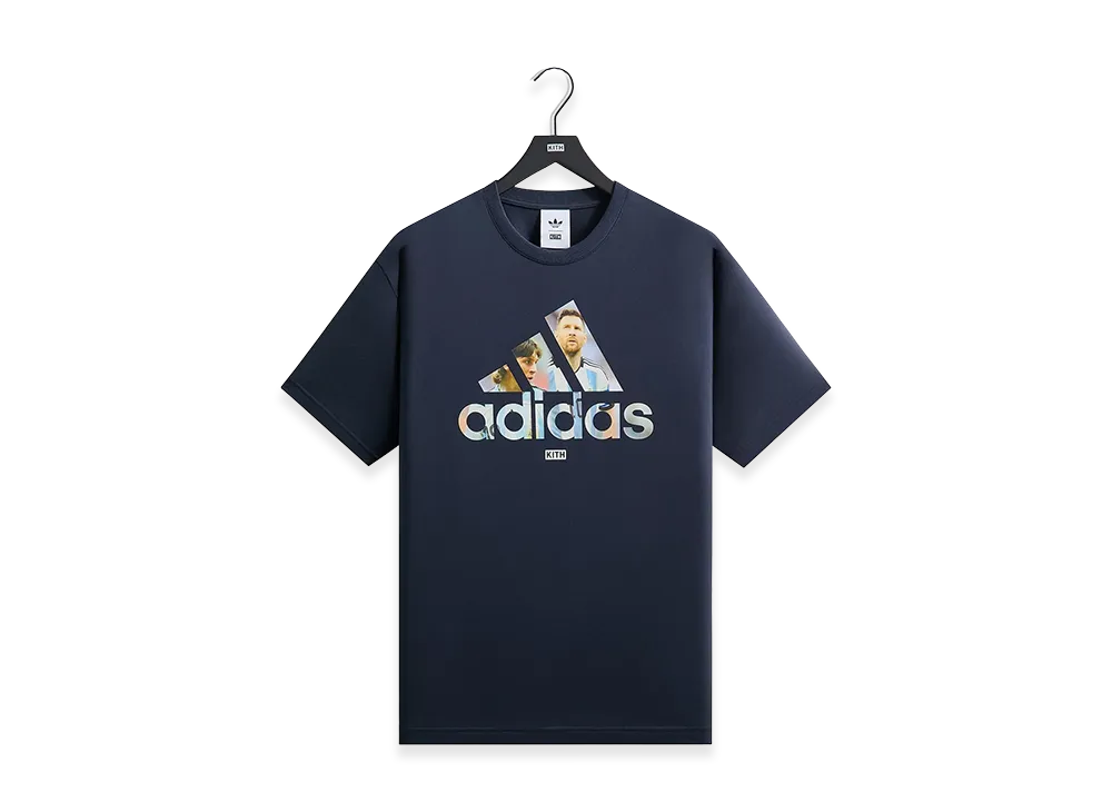 Kith x Lionel Messi x adidas Football Graphic Tee "Black"