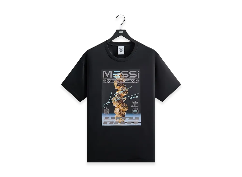 Kith x Lionel Messi x adidas Football Graphic Tee "Black"