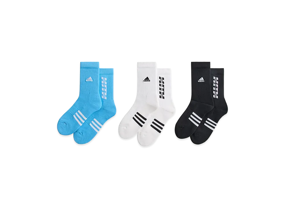 Kith x Lionel Messi x adidas Football 3-Pack Crew Socks "Multi"