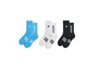Kith x Lionel Messi x adidas Football 3-Pack Crew Socks "Multi"
