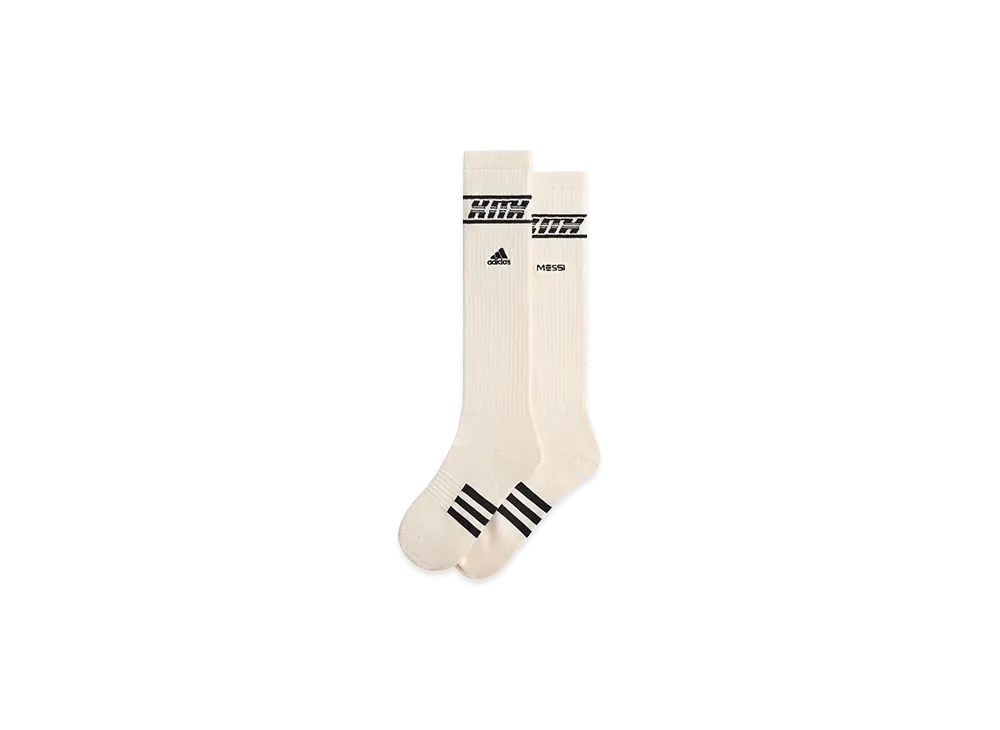 Kith x Lionel Messi x adidas Football Thigh Socks "Sandrift"